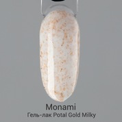 Monami, Гель-лак - Potal Gold Milky (8 г)