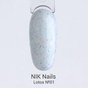NIK nails, Гель-лак Lotos №01 (8 мл)