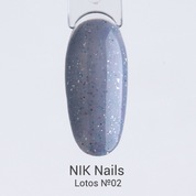 NIK nails, Гель-лак Lotos №02 (8 мл)