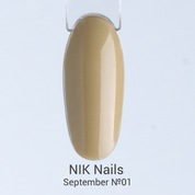 NIK nails, September - Гель-лак №01 (8 мл)