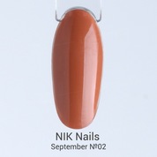 NIK nails, September - Гель-лак №02 (8 мл)